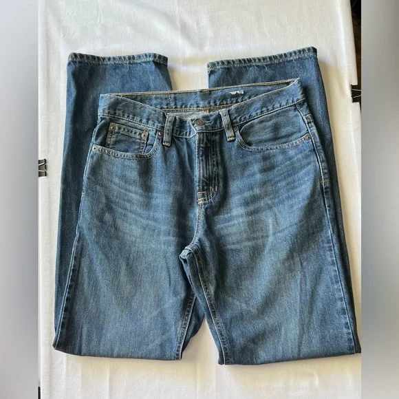 Polo Ralph Lauren Size 16 Women's Blue Jeans Denim 30X30  Made Cotton - Picture 4 of 6